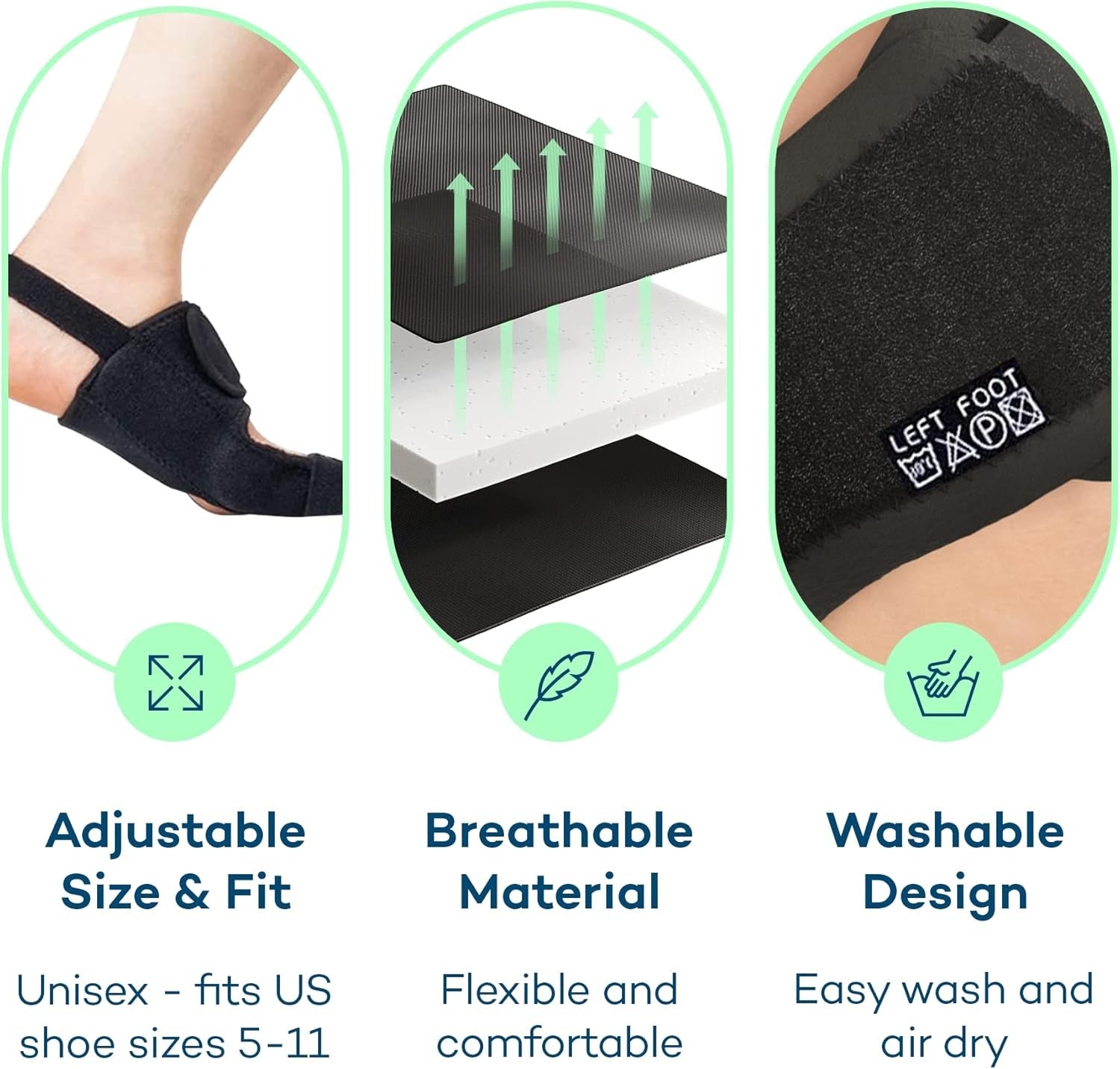 2-Pack Adjustable Bunion Corrector – Day & Night Big Toe Support