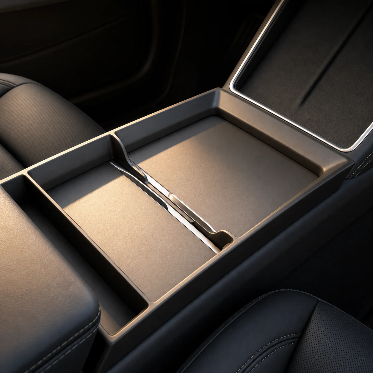 Center Console Storage Shelf for Tesla Model 3 Highland 24+ / Y Juniper 25+ / YL(25-26)