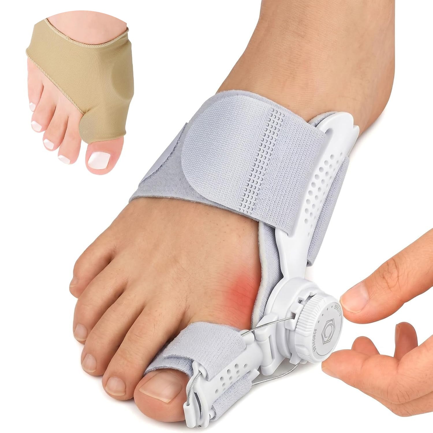 Adjustable Bunion Corrector for Women & Men | Big Toe Alignment Support
