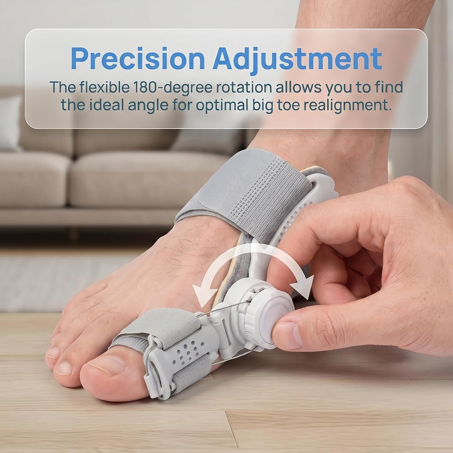 Adjustable Bunion Corrector for Women & Men | Big Toe Alignment Support