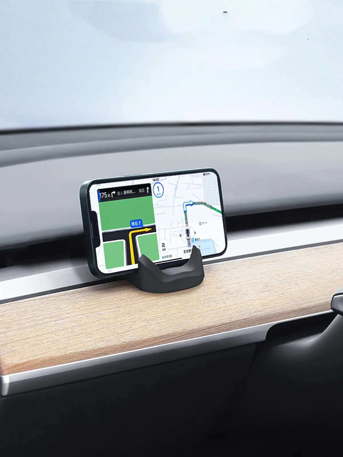 Dashboard Phone Holder for Tesla Model 3 Highland 24+ / Y Juniper 25+ / YL(25-26)