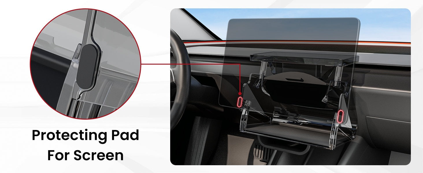 Under Screen Hidden Storage Organizer – Tesla Model Y Juniper & Model 3 Highland