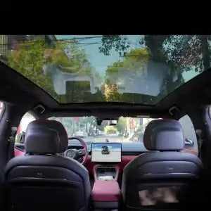Tesla Model Y Retractable Slim Sunroof Sunshade ā Upgraded Sliding Frame Version (Fits New & Old Model Y)