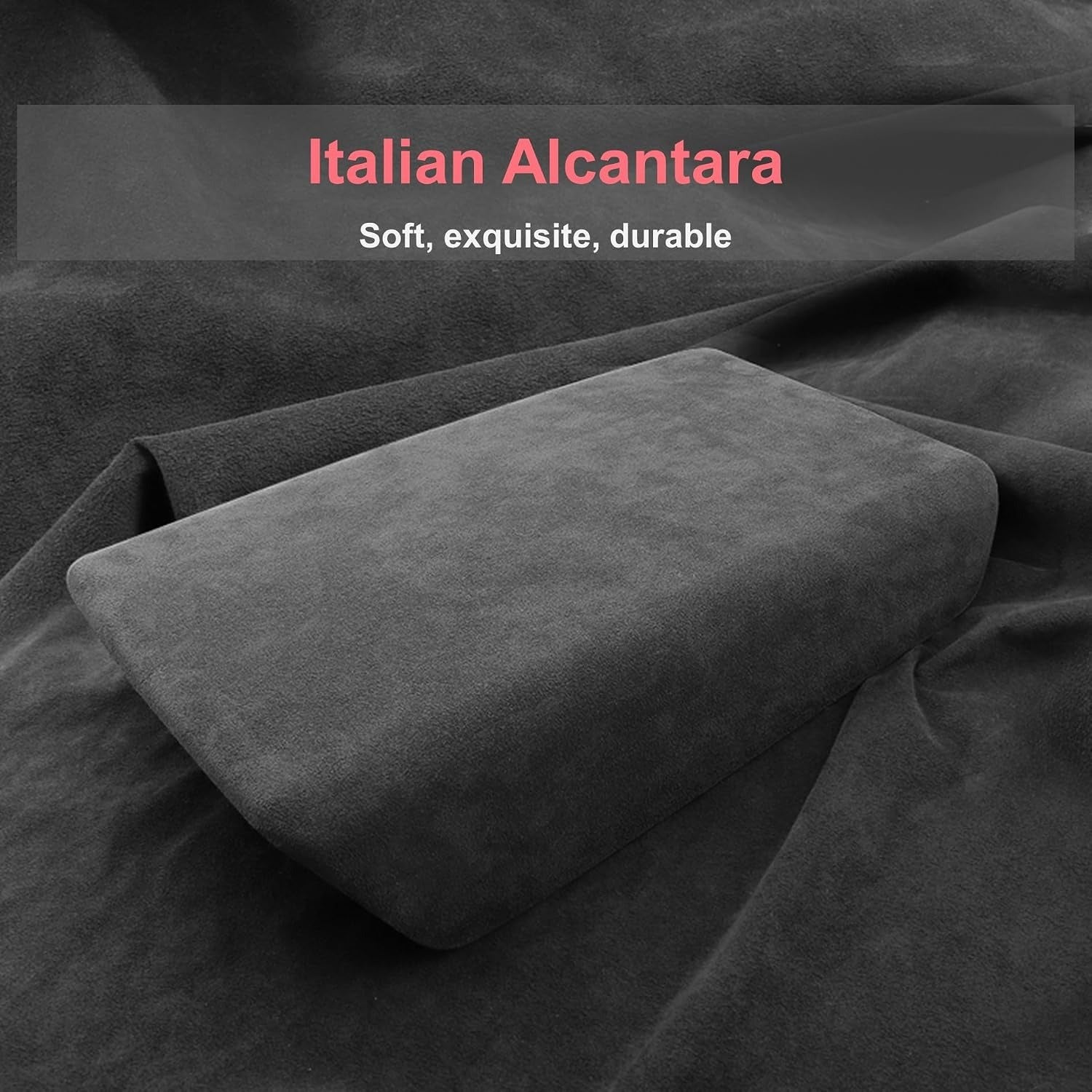 Tesla Alcantara Interior Protection Kit | Armrest Cover & Rear Air Vent Cover for Model Y Juniper (2025–2026) & Model 3 Highland (2024–2026)