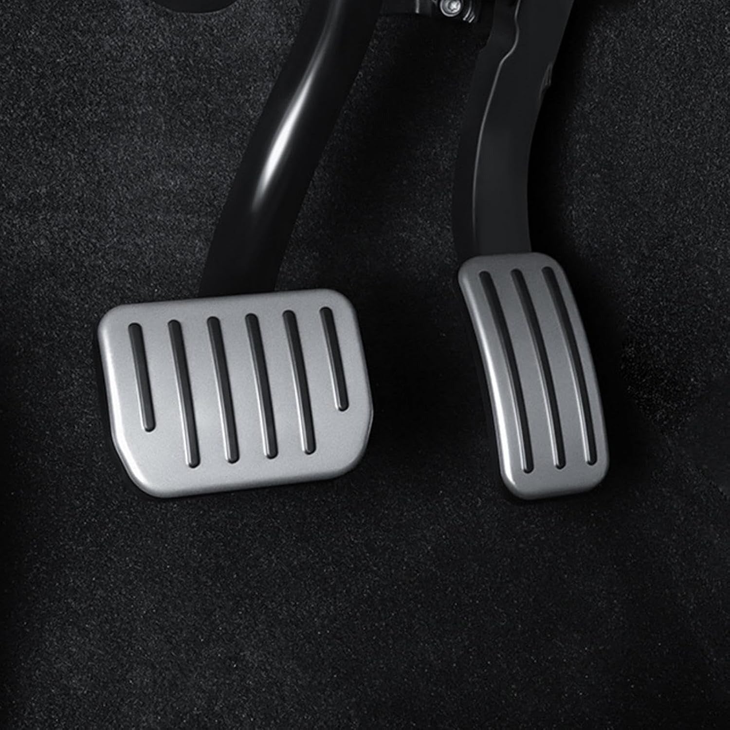 Tesla Aluminum Performance Pedal Covers | Non-Slip Brake & Accelerator Pedal Set for Model Y (2020–2026) & Model 3 (2021–2023)