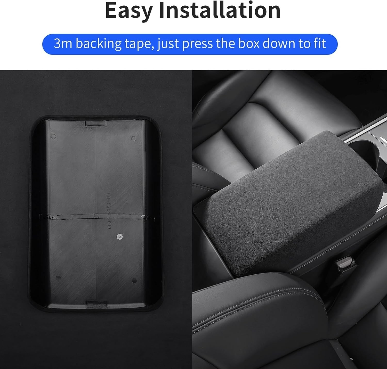Tesla Alcantara Interior Protection Kit | Armrest Cover & Rear Air Vent Cover for Model Y Juniper (2025–2026) & Model 3 Highland (2024–2026)