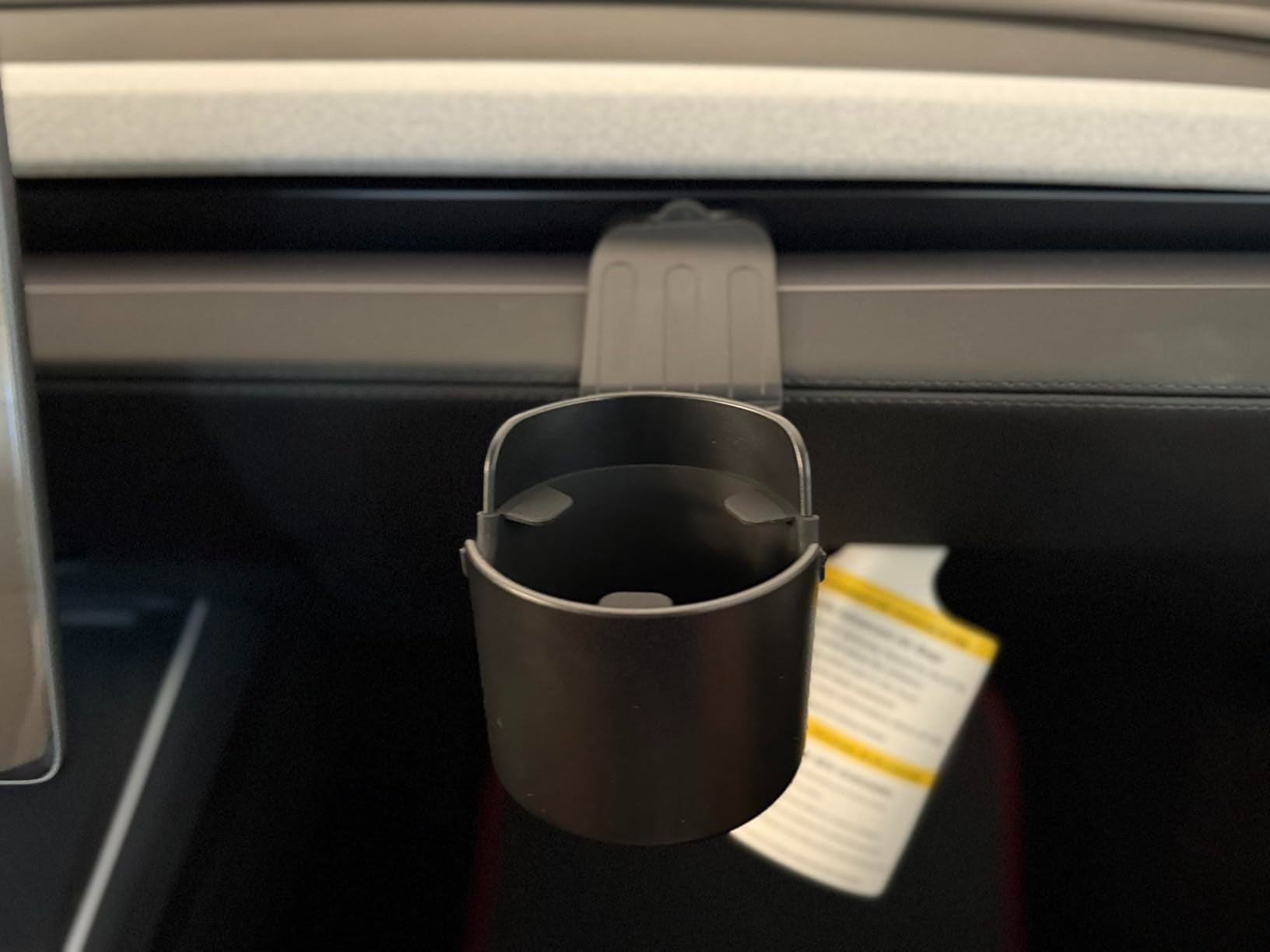 Tesla Dashboard Cup Holder & Storage Organizer for Model Y Juniper (2025–2026) & Model 3 Highland (2024–2026) | OEM Fit | Premium ABS | Easy Install