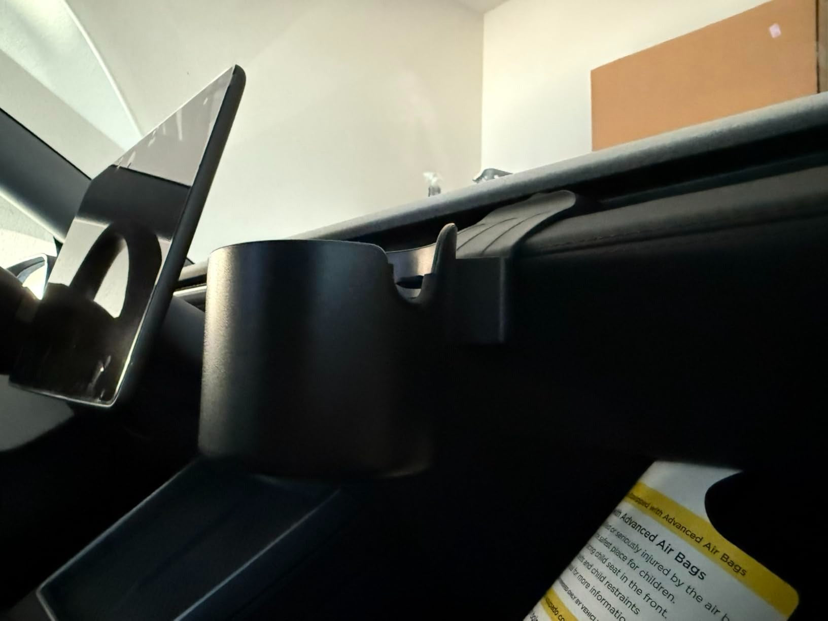 Tesla Dashboard Cup Holder & Storage Organizer for Model Y Juniper (2025–2026) & Model 3 Highland (2024–2026) | OEM Fit | Premium ABS | Easy Install