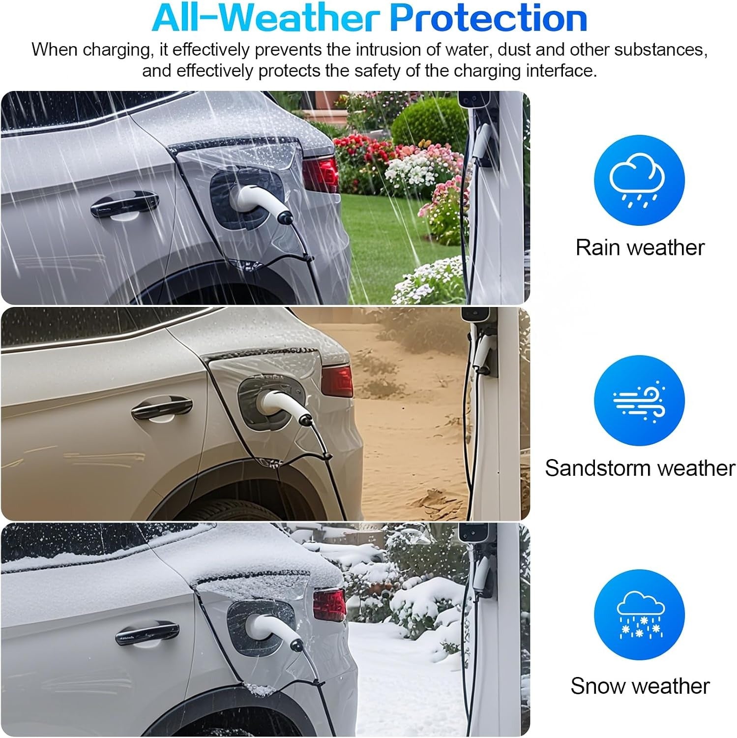 Magnetic EV Charging Port Weatherproof Cover | Waterproof, Dustproof & All-Weather Protection