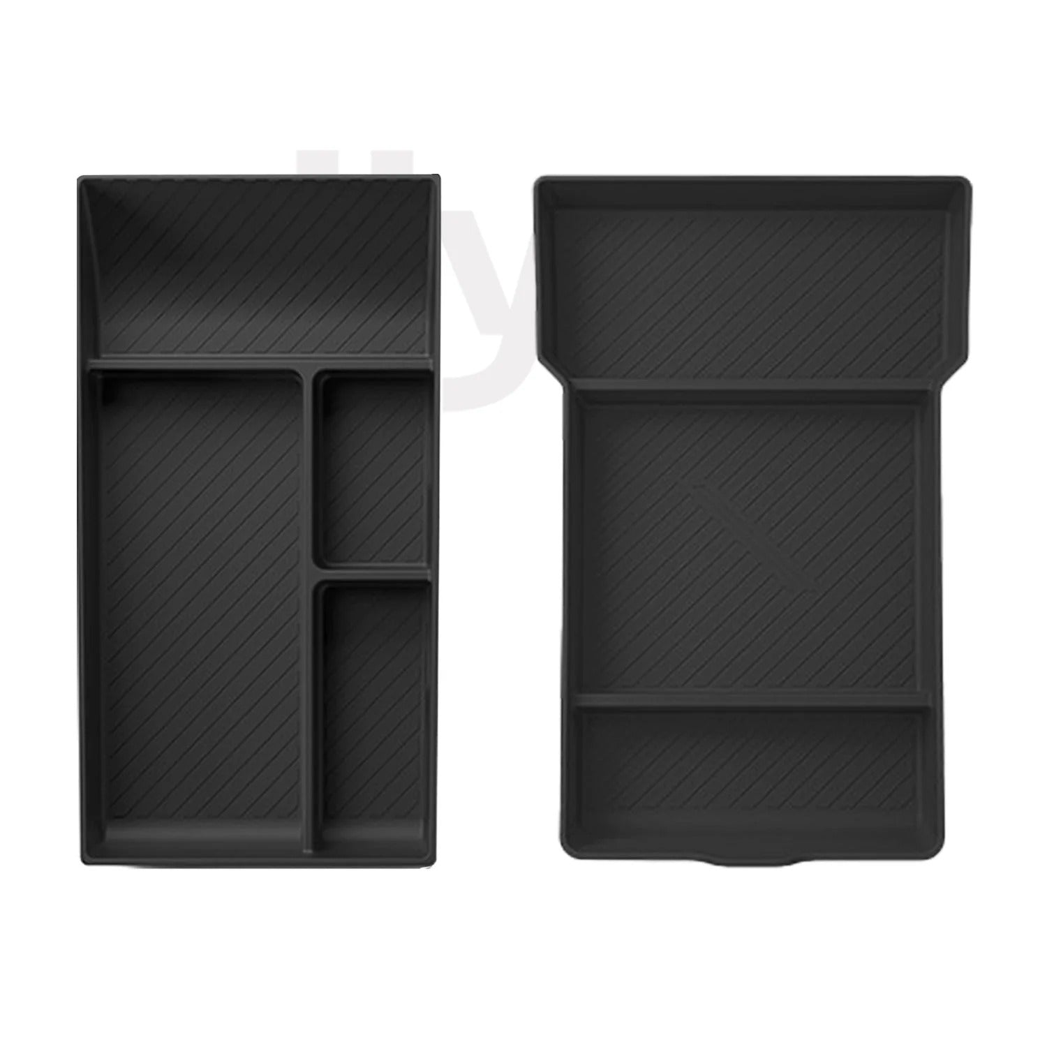 Tesla Center Console Storage Silicone Mat | Full-Coverage Non-Slip Organizer for Model Y Juniper (2025–2026)