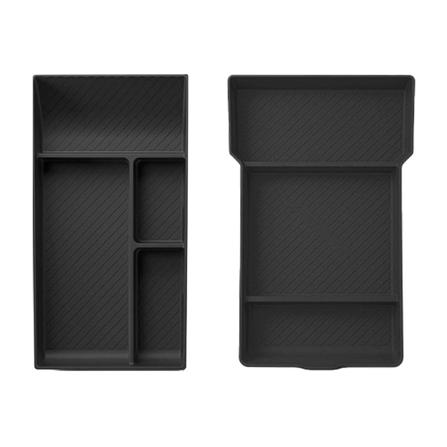 Tesla Center Console Storage Silicone Mat | Full-Coverage Non-Slip Organizer for Model Y Juniper (2025–2026)