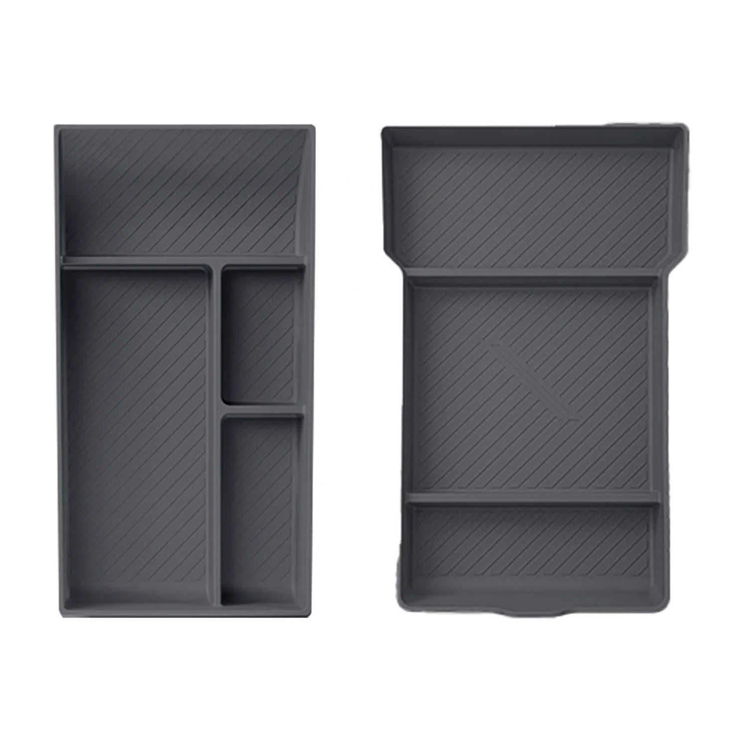 Tesla Center Console Storage Silicone Mat | Full-Coverage Non-Slip Organizer for Model Y Juniper (2025–2026)