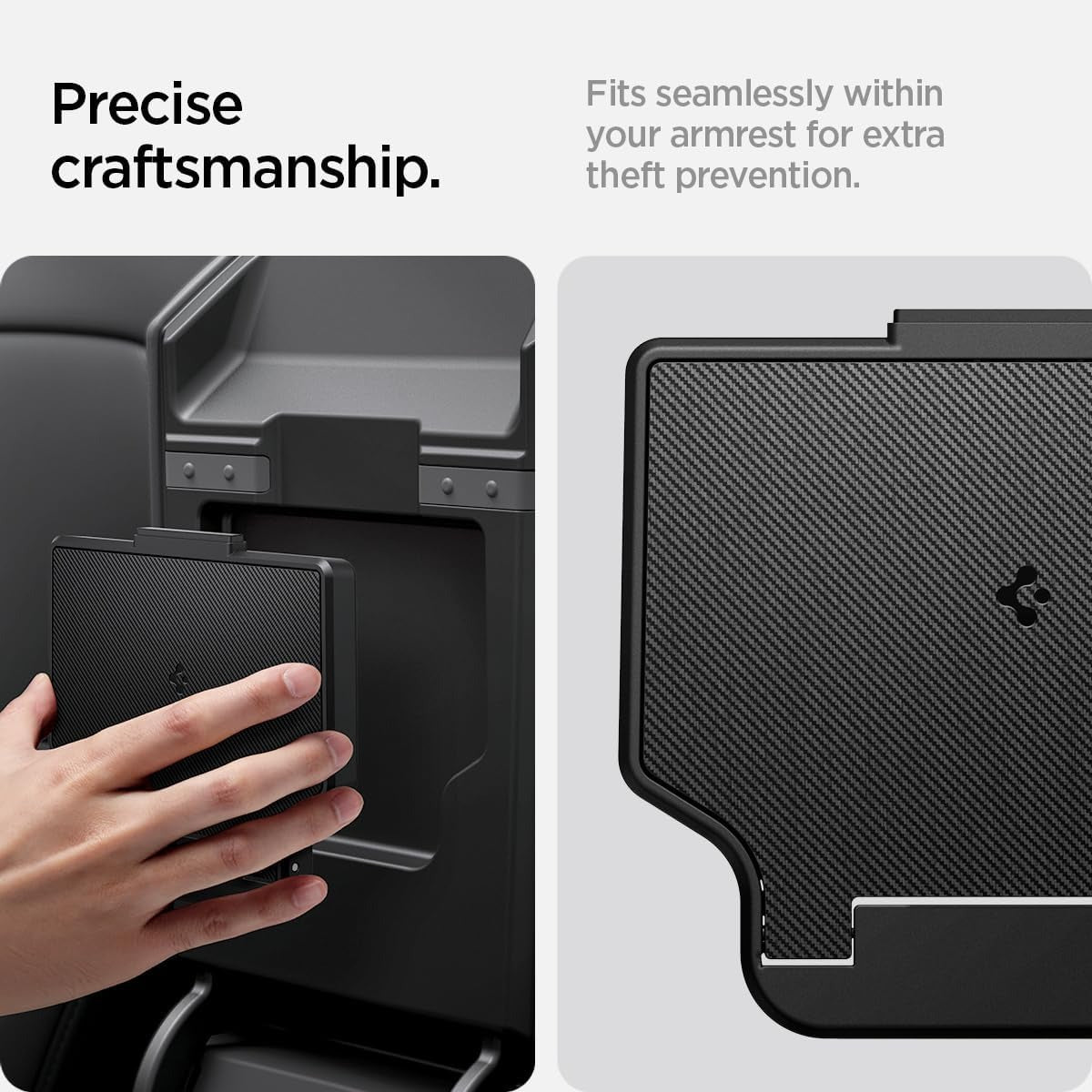 Tesla One-Touch Hidden Storage Box for Model Y Juniper (2025–2026) & Model 3 Highland (2024–2026)