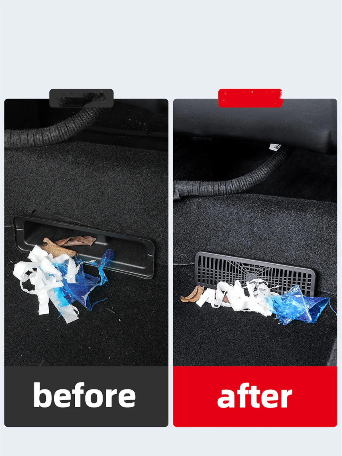 sla Rear Air Vent Protective Cover | Prevents Debris from Entering Air Vents for Model Y Juniper (2025–2026) & Model 3 Highland (2024–2026)