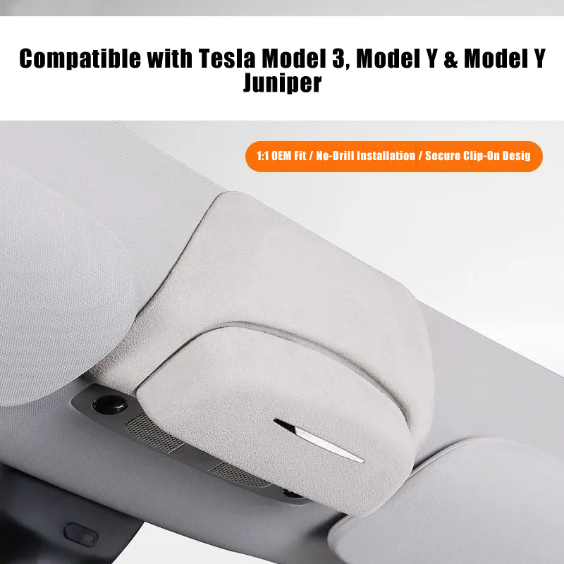 Overhead Sunglasses Holder for Tesla Model Y Juniper & Model 3 Highland