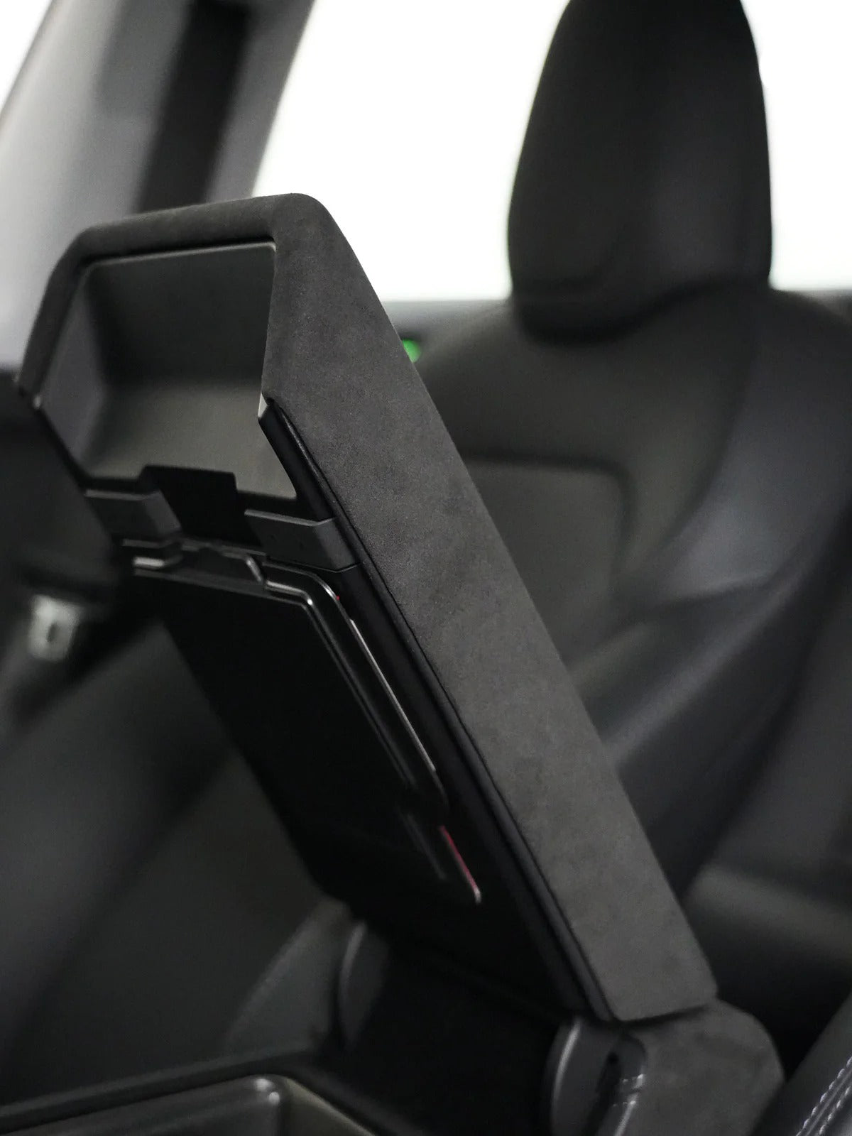 Tesla Alcantara Interior Protection Kit | Armrest Cover & Rear Air Vent Cover for Model Y Juniper (2025–2026) & Model 3 Highland (2024–2026)