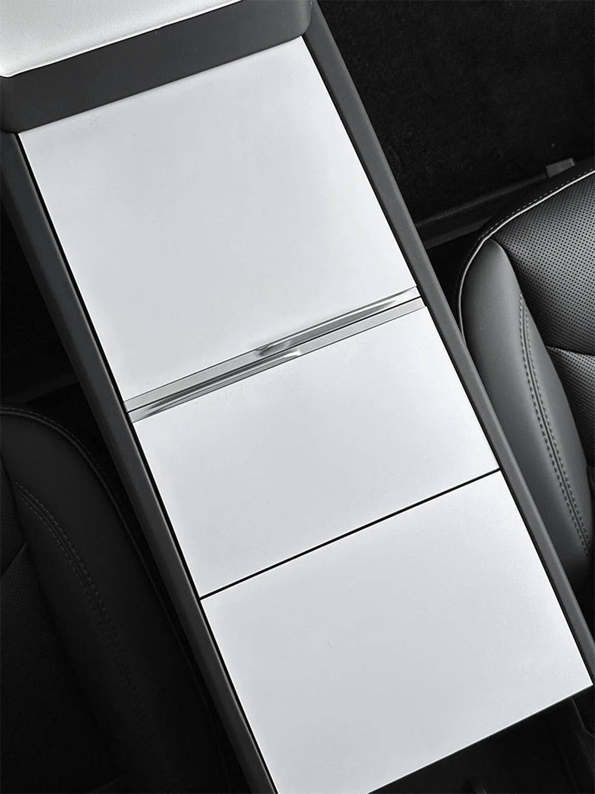 Tesla Matte Center Console Cover for Model Y Juniper (2025–2026) & Model 3 Highland (2024–2026)