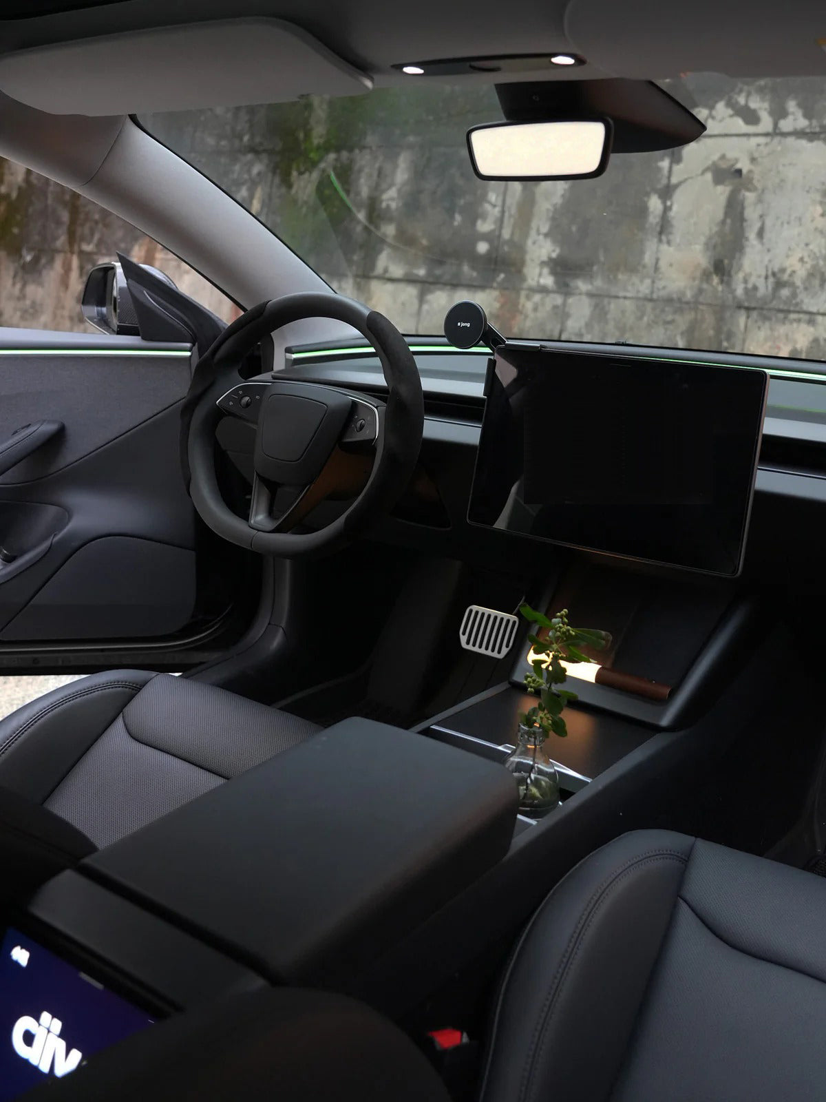 Tesla Matte Center Console Cover for Model Y Juniper (2025–2026) & Model 3 Highland (2024–2026)
