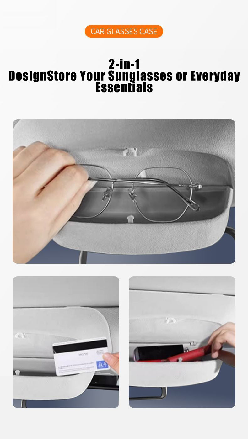 Overhead Sunglasses Holder for Tesla Model Y Juniper & Model 3 Highland