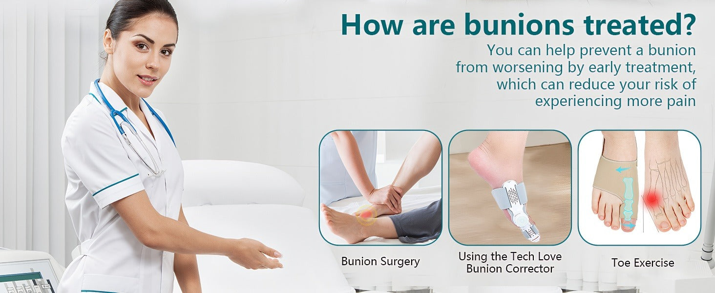 Adjustable Bunion Corrector for Women & Men | Big Toe Alignment Support